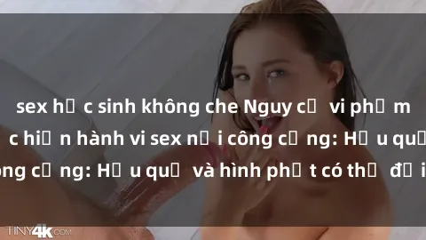 sex học sinh không che Nguy cơ vi phạm pháp luật khi thực hiện hành vi sex nơi công cộng: Hậu quả và hình phạt có thể đối mặt